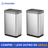 Lixeira de Luxo em Aço Inox com Abertura Automática