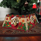 Saia Árvore de Natal Base PVC Encaixe 55x42x25cm