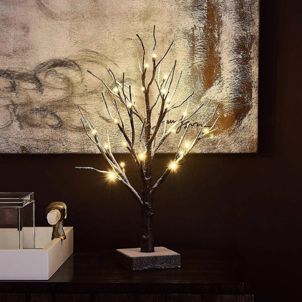 Árvore De Natal Decorativa Exclusiva, Coberta de Neve