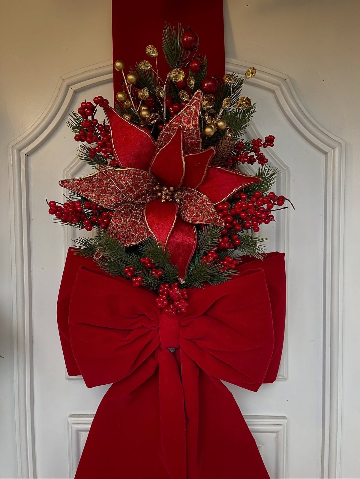 Escapulário De Natal Veludo 2,10x40cm