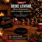 Trenó Mágico do Papai Noel - Display de Levitação Magnética