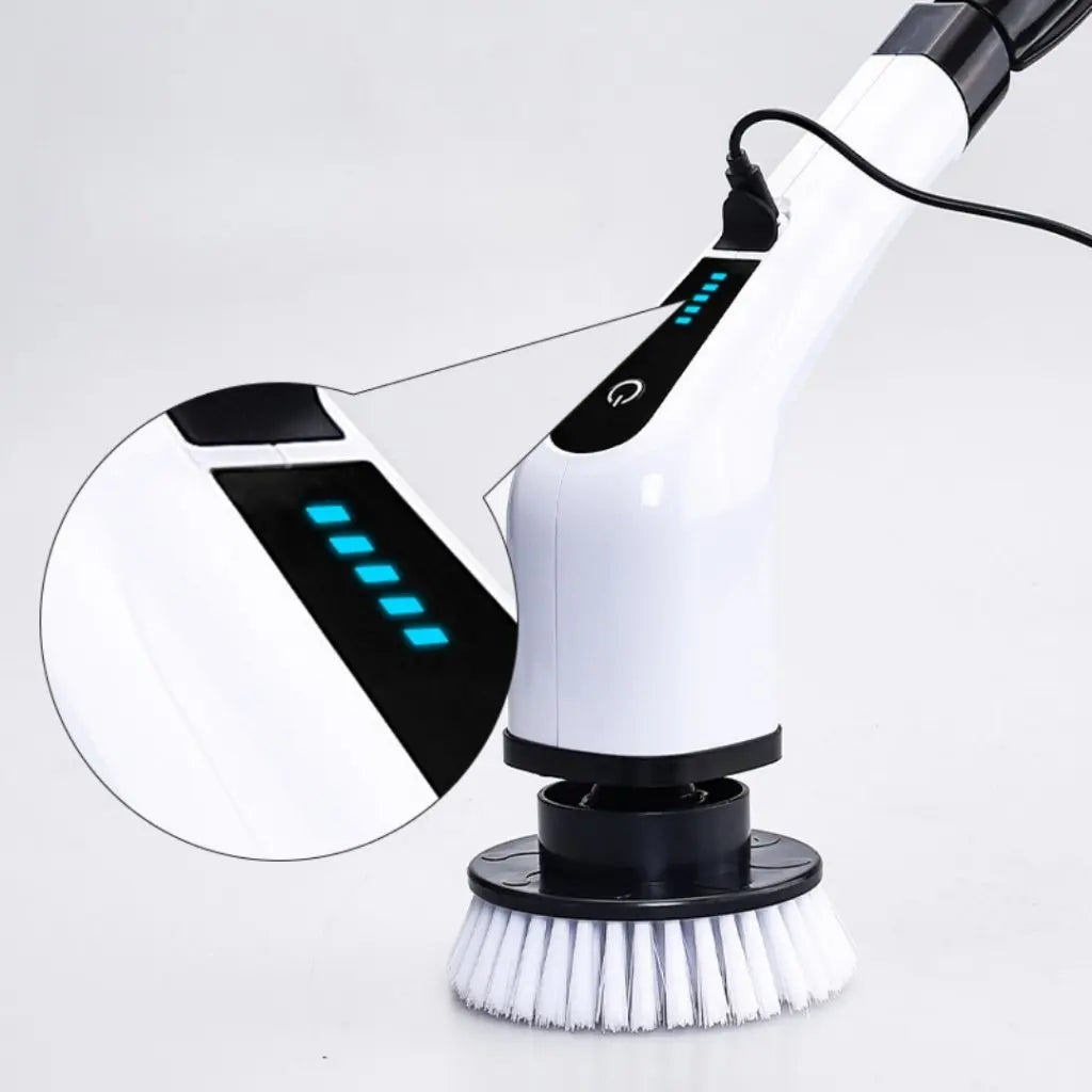 Escova de Limpeza Elétrica 360º - cabo extensível