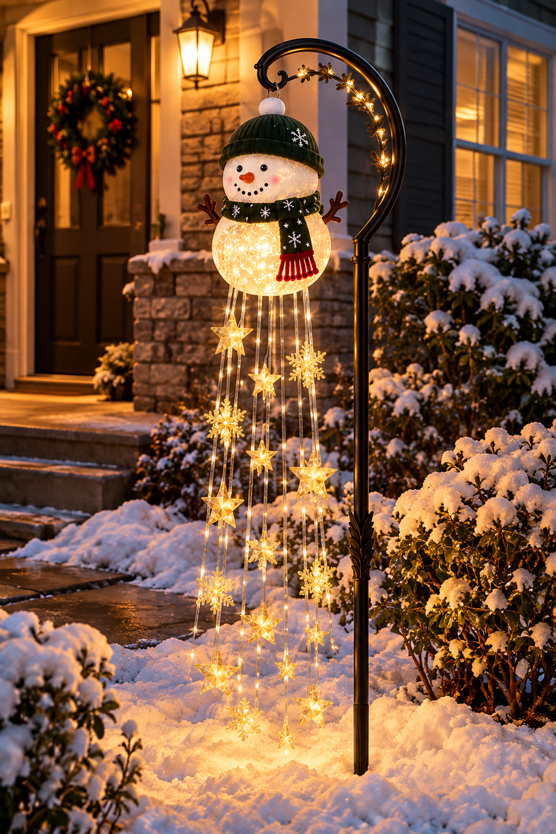 Boneco de Neve Solar - painel solar