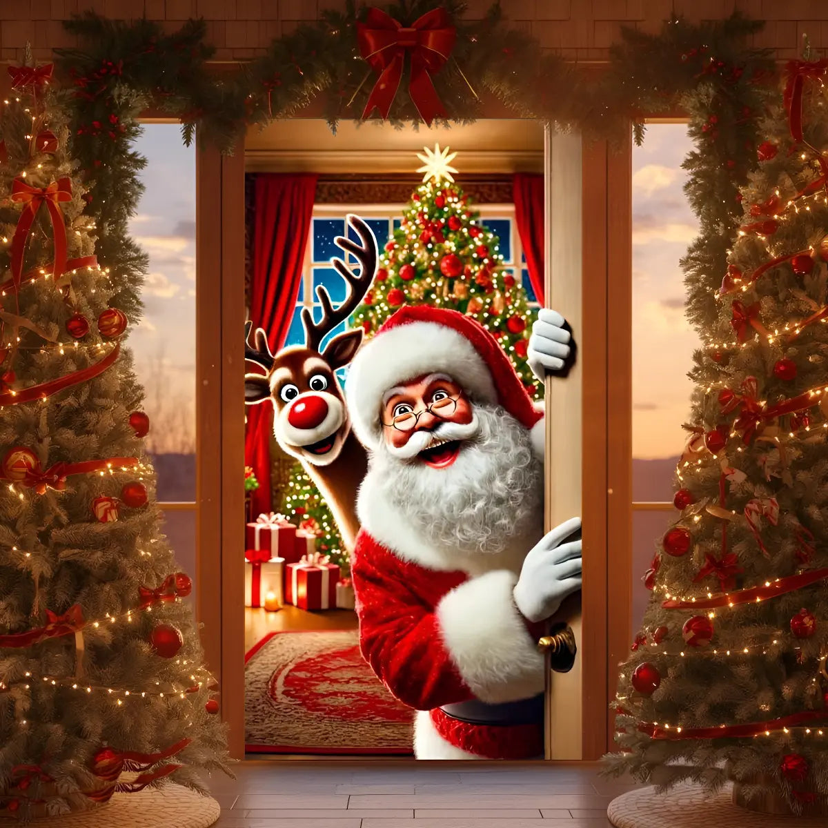 Kit Capas de Porta de Natal