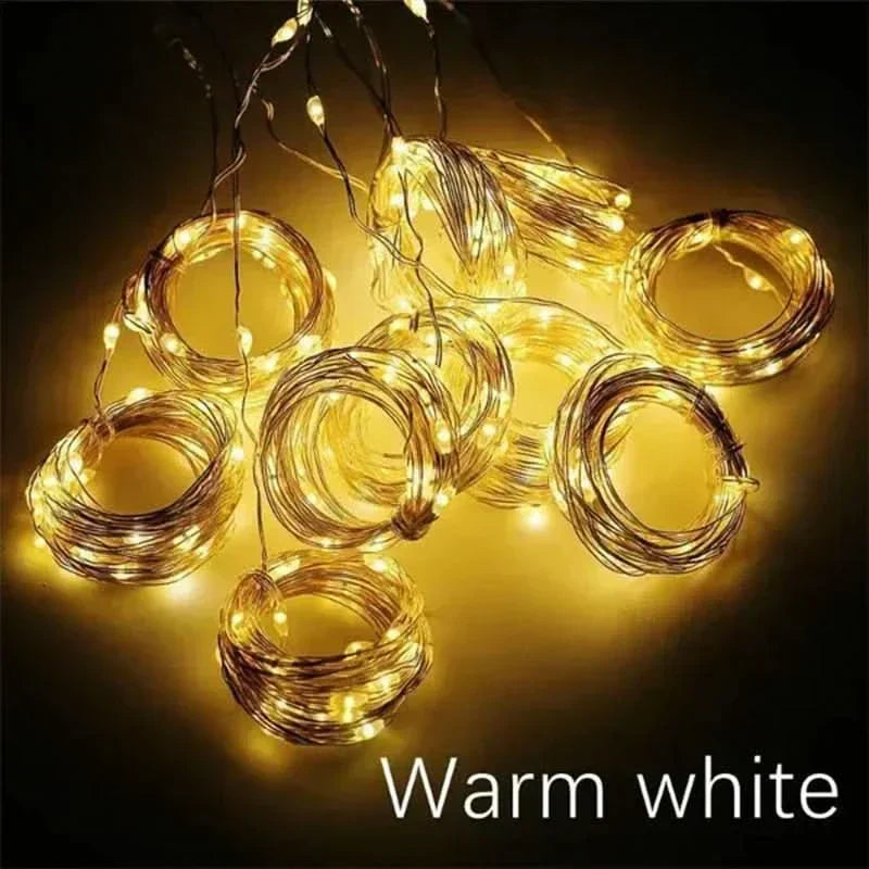 Cortina de Luzes LED Natalinas - Magia e Encanto em Sua Casa
