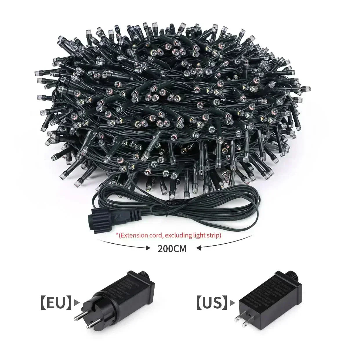 Luzes de Natal LED Impermeáveis - Encanto e Magia