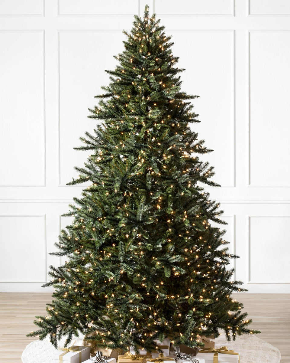 Árvore de Natal Pinheiro Real LED Quente