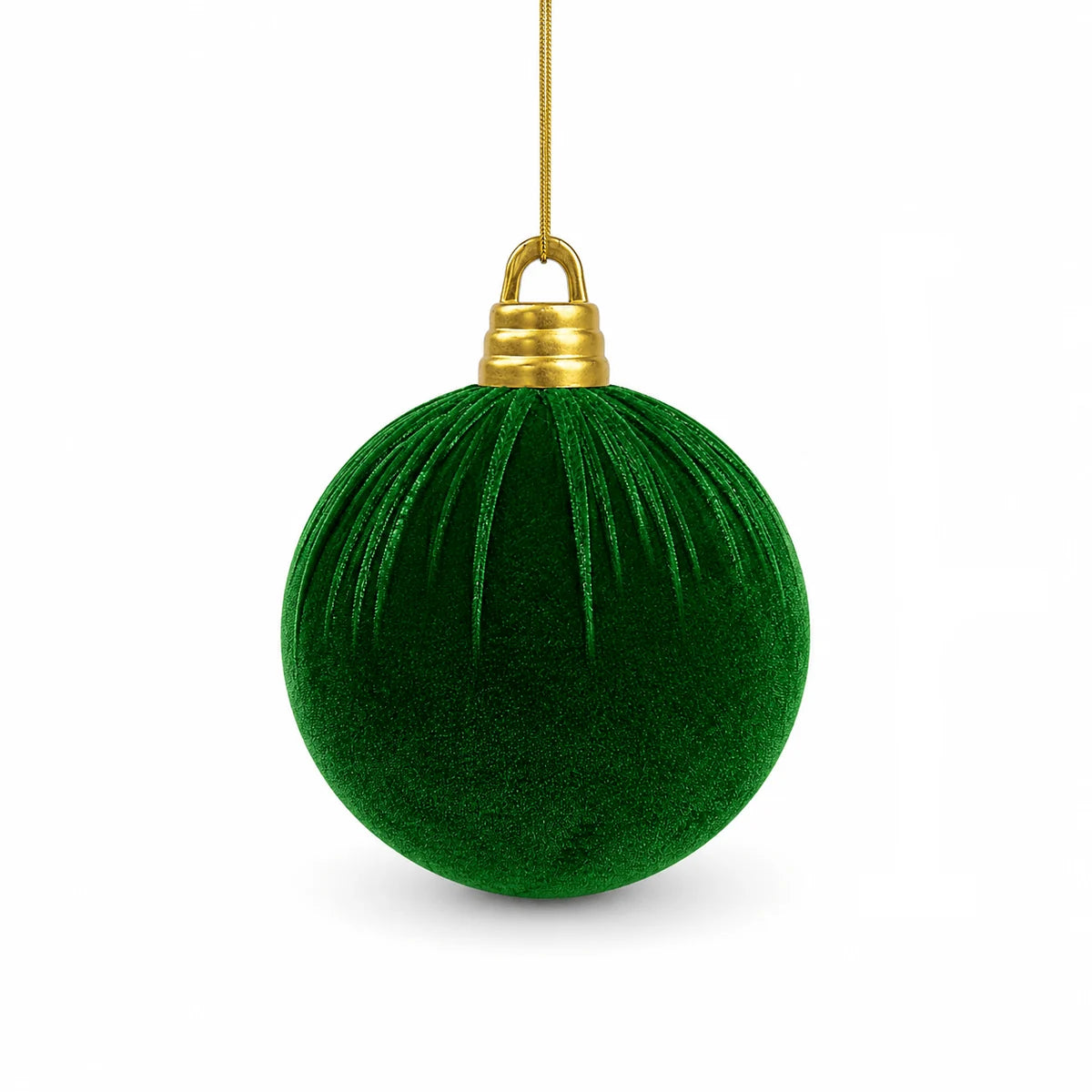 Bolas de Natal de Veludo - Lisa, Canelada ou Rústica, 10cm a 25cm