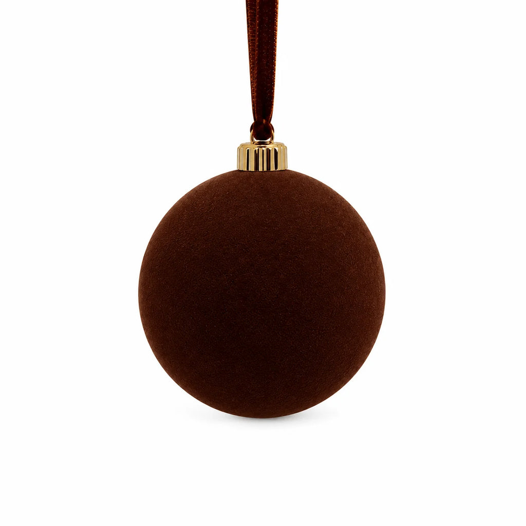 Bolas de Natal de Veludo - Lisa, Canelada ou Rústica, 10cm a 25cm