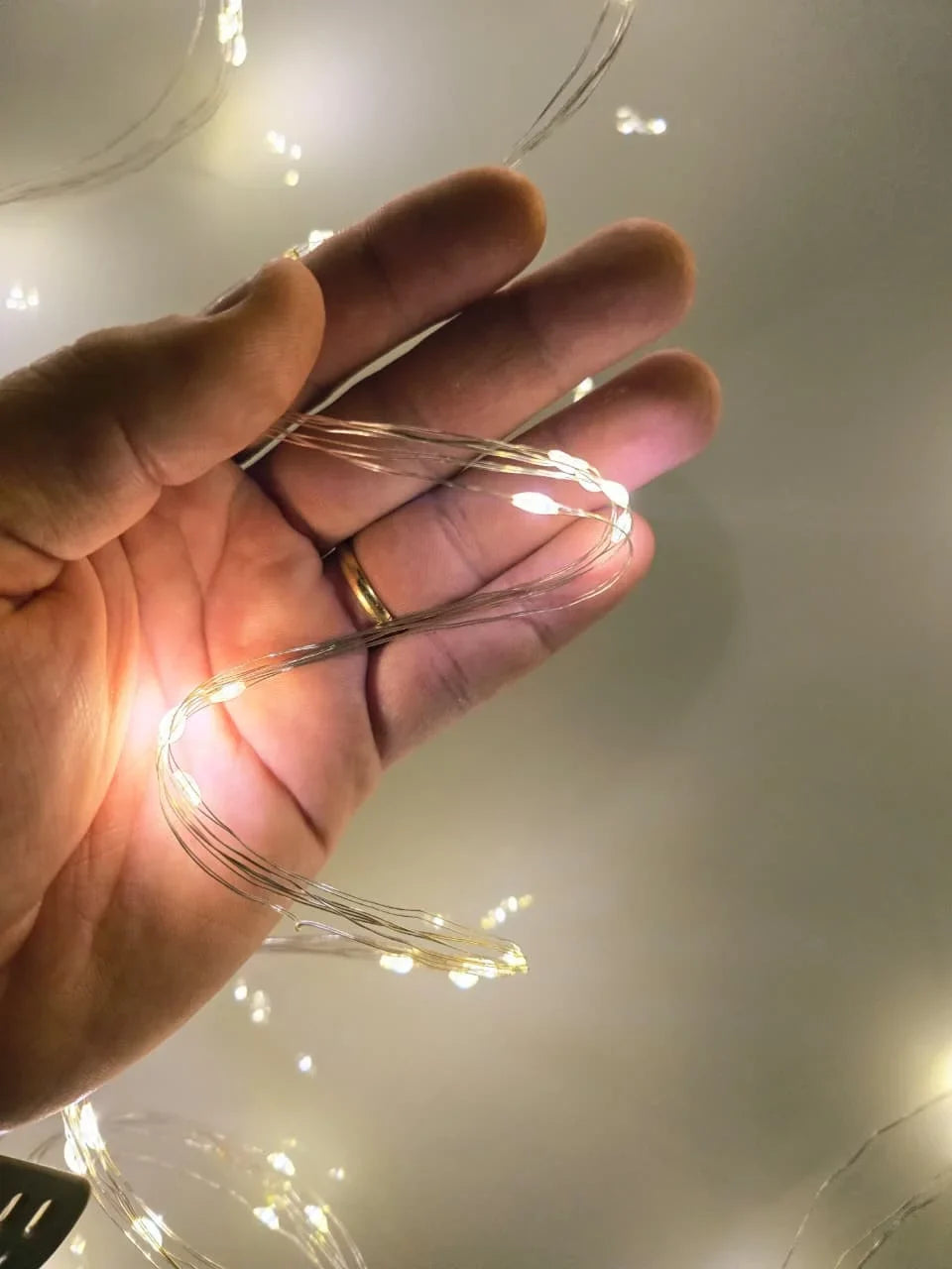 Cortina Fio de Fada 1600 LEDs 3x2m - Luz Quente Bivolt