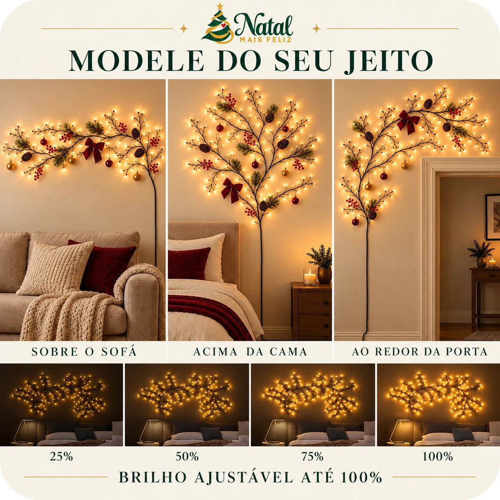 Galho Mágico LED™ – Flexível e Moldável