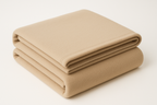 Manta Simples Bege 120x150cm - Fleece