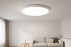 Plafon LED Redondo 40cm Branco Luz Fria Sobrepor